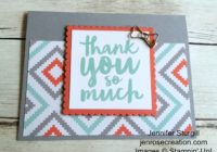 A Little Foxy Thank You, Jen Rose Creation, Stampin' Up!, Jennifer Sturgill, Thankful Thoughts, A Little Foxy Designer Series Paper Stack, Layering Squares Framelits, Thanks, Thank You, StampinUp