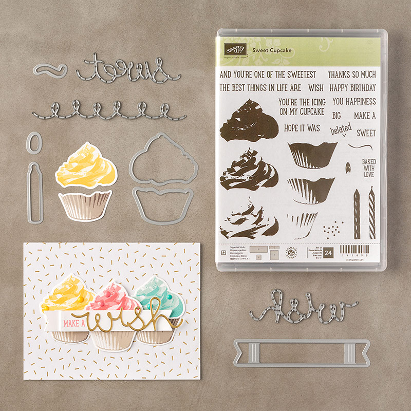 Sweet Cupcake Bundle, Jen Rose Creation, Stampin' Up!, Jennifer Sturgill, Sweet Cupcake, Cupcake Cutouts Framelits Dies, StampinUp