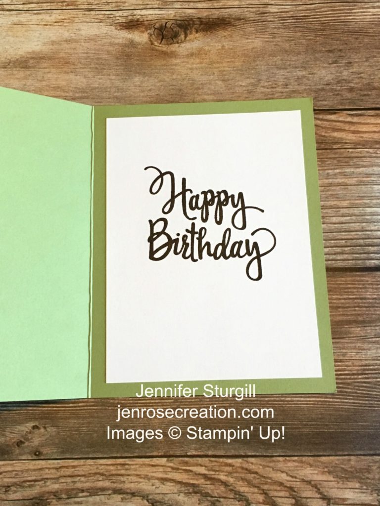 Thoughtful Branches Inside, Jen Rose Creation, Stampin' Up!, Jennifer Sturgill, Beautiful Branches, Stylized Birthday, Birthday, Happy Birthday, Bundle, StampinUp