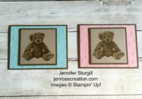 Baby Bear, Jen Rose Creation, Stampin' Up!, Jennifer Sturgill, Baby, Boy, Girl, StampinUp
