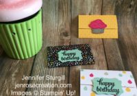 Birthday Gift Card Holder, Jen Rose Creation, Stampin' Up!, Jennifer Sturgill, Sprinkles of Life, Tin of Cards, It's My Party Designer Series Paper, DSP, Happy Birthday, Birthday, Fancy Fold, StampinUp